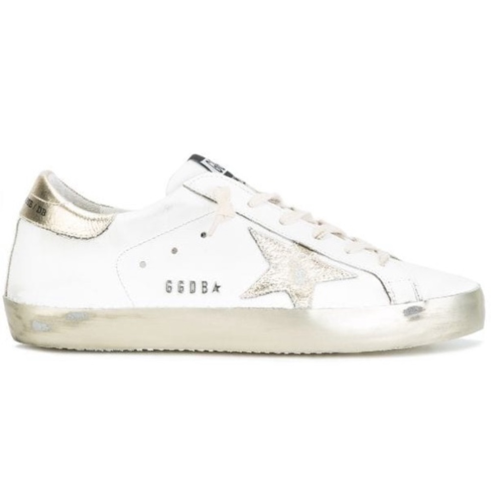 Gold Golden Goose Sneakers